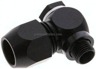 Winkel-Verschraubung G 1/4"-15x9mm, Aluminium