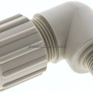 Winkel-Verschraubung G 1/4"-15x9mm, Polypropylen