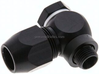 Winkel-Verschraubung G 1/8"-10x4mm, Aluminium