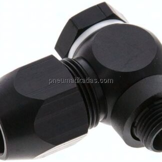 Winkel-Verschraubung G 1/8"-10x4mm, Aluminium