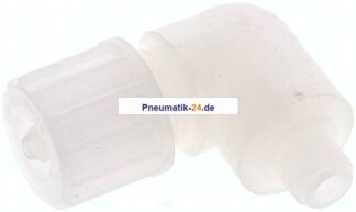 Winkel-Verschraubung G 1/8"-10x4mm, PVDF
