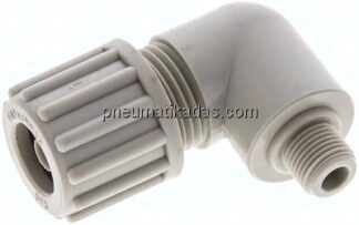Winkel-Verschraubung G 1/8"-12x6mm, Polypropylen