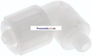 Winkel-Verschraubung G 1/8"-12x6mm, PVDF