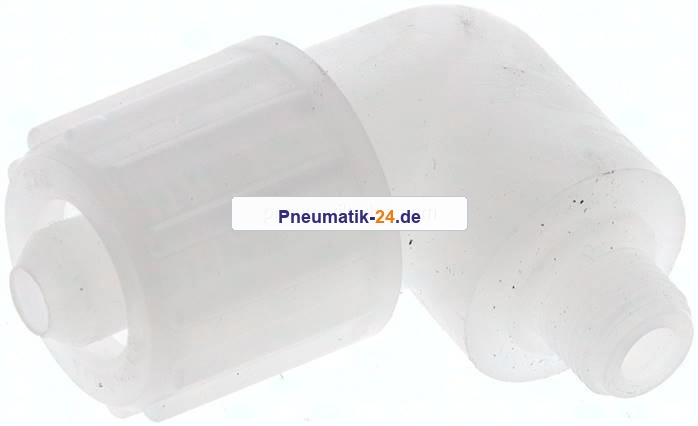 Winkel-Verschraubung G 1/8"-12x6mm, PVDF