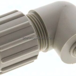 Winkel-Verschraubung G 1/8"-15x9mm, Polypropylen