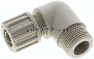 Winkel-Verschraubung G 3/4"-16x10mm, Polypropylen