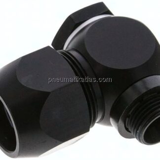 Winkel-Verschraubung G 3/8"-20x13mm, Aluminium