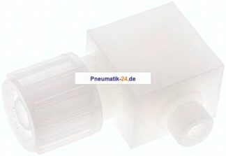Winkel-Verschraubung G 3/8"-20x13mm, PVDF