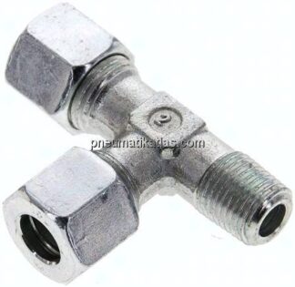 LE-Schneidringverschraubung R 1/4"-10 L (M16x1,5), Stahl verzinkt