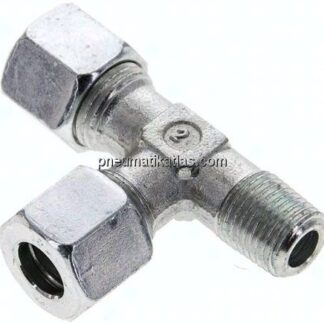 LE-Schneidringverschraubung R 1/4"-10 L (M16x1,5), Stahl verzinkt