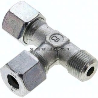 LE-Schneidringverschraubung R 3/8"-10 S (M18x1,5), Stahl verzinkt