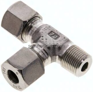 LE-Schneidringverschraubung R 3/8"-10 S (M18x1,5), 1.4571