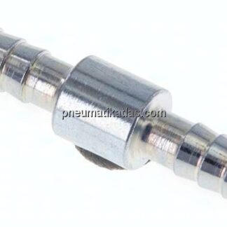 Schlauchverbinder 4 - 5mm / 4 - 5mm, Stahl verzinkt