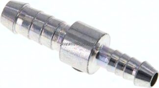 Schlauchverbinder 7 - 8mm / 5 - 6mm, Stahl verzinkt
