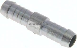 Schlauchverbinder 9 - 10mm / 9 - 10mm, Stahl verzinkt