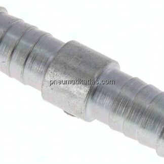 Schlauchverbinder 9 - 10mm / 9 - 10mm, Stahl verzinkt
