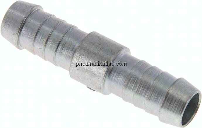Schlauchverbinder 9 - 10mm / 9 - 10mm, Stahl verzinkt