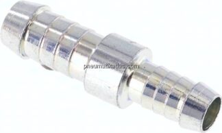Schlauchverbinder 11 - 12mm / 9 - 10mm, Stahl verzinkt