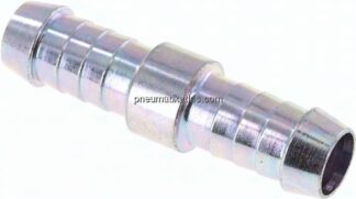 Schlauchverbinder 11 - 12mm / 11 - 12mm, Stahl verzinkt