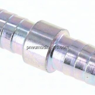 Schlauchverbinder 11 - 12mm / 11 - 12mm, Stahl verzinkt