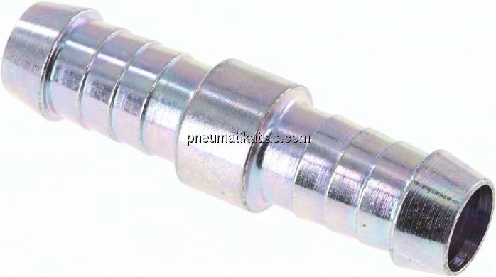 Schlauchverbinder 11 - 12mm / 11 - 12mm, Stahl verzinkt