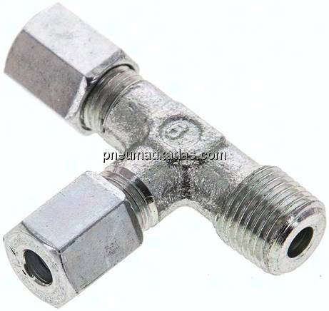 LE-Schneidringverschraubung R 1/8"-4 LL (M8x1), Stahl verzinkt