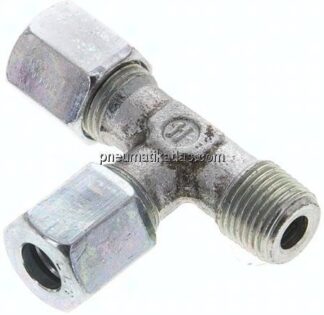 LE-Schneidringverschraubung R 1/8"-6 LL (M10x1), Stahl verzinkt