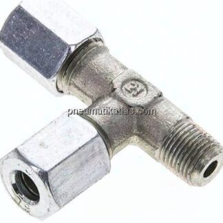 LE-Schneidringverschraubung R 1/8"-6 L (M12x1,5), Stahl verzinkt