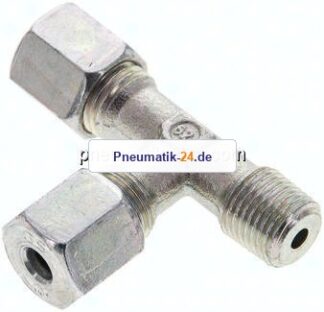 LE-Schneidringverschraubung R 1/4"-6 S (M14x1,5), Stahl verzinkt