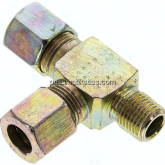 LE-Schneidringverschraubung M 10x1 (konisch)-8 LL (M12x1), Stahl verzinkt
