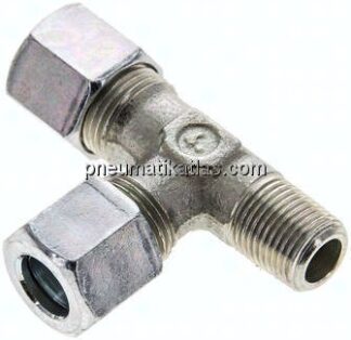 LE-Schneidringverschraubung R 1/8"-8 LL (M12x1), Stahl verzinkt