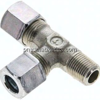 LE-Schneidringverschraubung R 1/8"-8 LL (M12x1), Stahl verzinkt
