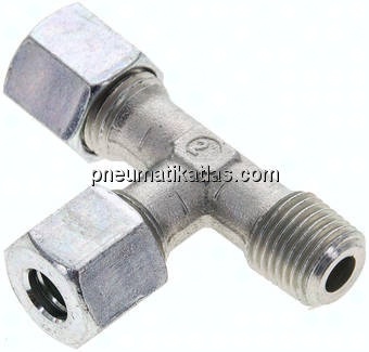 LE-Schneidringverschraubung R 1/4"-8 L (M14x1,5), Stahl verzinkt