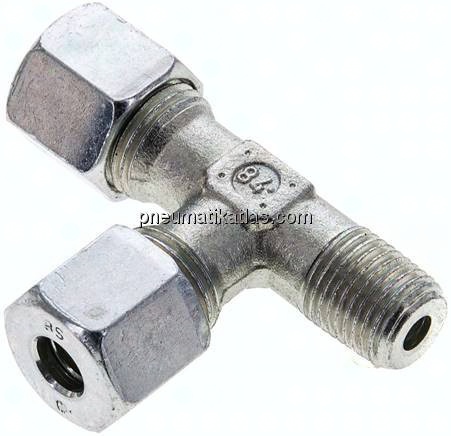 LE-Schneidringverschraubung R 1/4"-8 S (M16x1,5), Stahl verzinkt