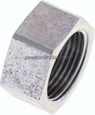 Überwurfmutter DN16, G 3/4", Bohrung 20,3mm, Stahl verzinkt