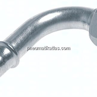 90°-Schlauchnippel M 14x1,5 Überwurfmutter, 5 - 6mm