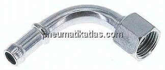 90°-Schlauchnippel M 16x1,5 Überwurfmutter, 9 - 10mm