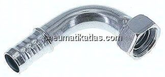 90°-Schlauchnippel M 30x1,5 Überwurfmutter, 21 - 22mm