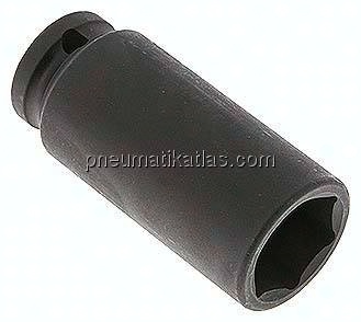 Kraftstecknuss, lang, SW 24, 1/2" (12,5 mm)