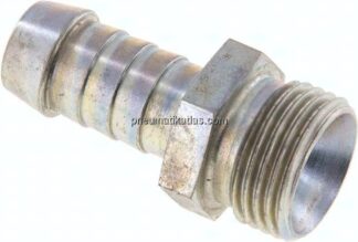 Schlauchnippel M 18x1,5 AG, 11 - 12mm, Stahl verzinkt