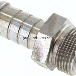 Schlauchnippel M 22x1,5 AG, 14 - 15mm, Stahl verzinkt