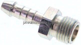 Schlauchnippel 5 LL (M10x1), 4 - 5mm, Stahl verzinkt