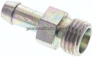 Schlauchnippel 8 L (M14x1,5), 7 - 8mm, Stahl verzinkt