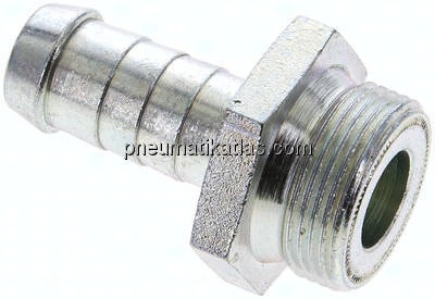 Schlauchnippel M 26x1,5 AG (flachdichtend), 14 - 15mm