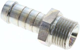 Schlauchnippel G 1/2" AG, 14 - 15mm, Stahl verzinkt