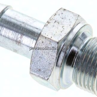 Schlauchnippel G 3/8" AG (Dichtkante), 11 - 12mm