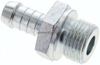 Schlauchnippel G 1/2" AG (Dichtkante), 11 - 12mm