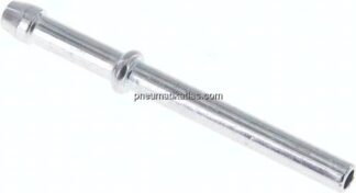 Schlauchnippel Rohr 4, Schl. 3 - 4mm, Stahl verzinkt