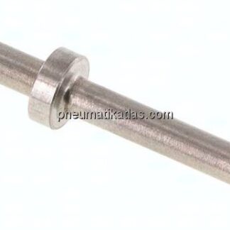Schlauchnippel Rohr 4, Schl. 3 - 4mm, 1.4301