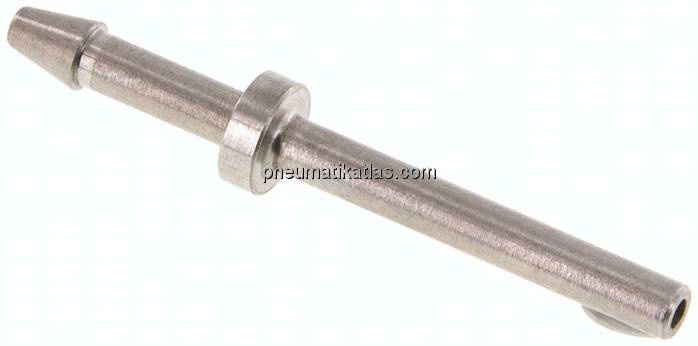 Schlauchnippel Rohr 4, Schl. 3 - 4mm, 1.4301